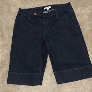 CAbi Dark Denim Shorts.  Size 6